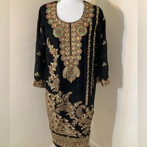 Decorated shalwar kameez